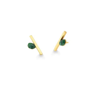 Maria Dolores  MD1735 - OBRA DA NATUREZA EARRING - MALAQUITE - ICONIC